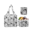 Foldable Nylon Grocery Tote with Full Color Sublimation | https://www.bestnamebadges.com
