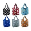 Foldable Nylon Grocery Tote with Full Color Sublimation | https://www.bestnamebadges.com