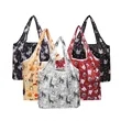 Foldable Nylon Grocery Tote with Full Color Sublimation | https://www.bestnamebadges.com