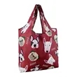 Foldable Nylon Grocery Tote with Full Color Sublimation | https://www.bestnamebadges.com