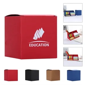 Multi Function Sticky Notes Cube Box With Pen Holder
