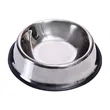 Stainless Steel Dog Bowls With Rubber Base | https://www.bestnamebadges.com