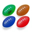 7" Large PU Football Stress Reliever | https://www.bestnamebadges.com