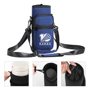 40oz Insulated Neoprene Water Bottle Carrier Holder Sleeve