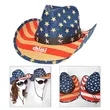 Panama Cowboy Straw Hat | https://www.bestnamebadges.com
