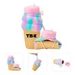 Portable Ice Cream Collapsible Water Bottle | https://www.bestnamebadges.com