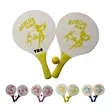 Wooden Paddle Beach Summer Ball Game | https://www.bestnamebadges.com