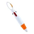 4 In 1 Plastic Carabiner Shuttle Pen | https://www.bestnamebadges.com