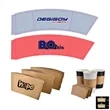 Full Color Disposable Kraft Coffee Cup Sleeve | https://www.bestnamebadges.com