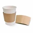 Full Color Disposable Kraft Coffee Cup Sleeve | https://www.bestnamebadges.com