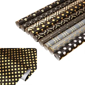Gold Foil Gift Wrap Paper 32ft x 20in