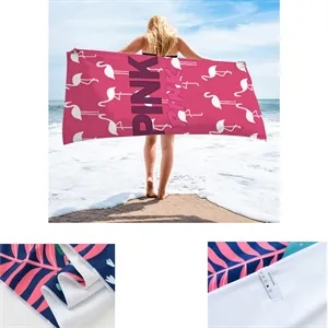 Sublimation Jumbo Oversized Beach Towel 71"L x 35"W