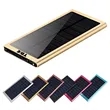 Dual Usb 6000Mah Solar Power Bank With Flashlight | https://www.bestnamebadges.com