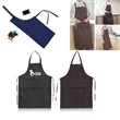 Striped Apron with Two Pockets | https://www.bestnamebadges.com