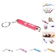 Custom Logo Projector Flashlight With Keychain | https://www.bestnamebadges.com