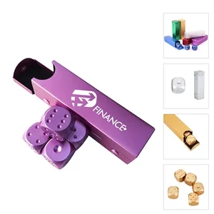 Metal Surface Dice Set
