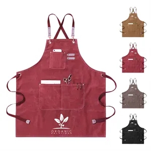 Kitch Style Cotton Canvas Apron