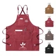 Kitch Style Cotton Canvas Apron | https://www.bestnamebadges.com