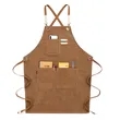 Kitch Style Cotton Canvas Apron | https://www.bestnamebadges.com