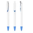 Plastic Retractable Ballpoint Pen | https://www.bestnamebadges.com