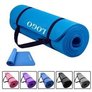 PVC Non Slip Yoga Mat With Carrying Strap