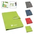 Pu Magnetic Buckle Notebook With Pen | https://www.bestnamebadges.com