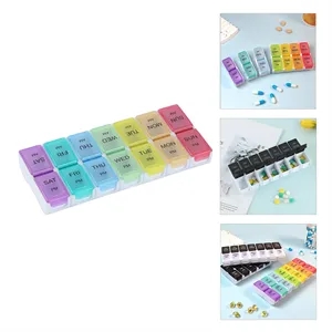 7 Day Pill Box Medicine Tablet Dispenser Organizer