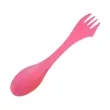 3 in 1 Plastic spork with custom logo | https://www.bestnamebadges.com