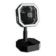 Portable Mini USB Fan with Fill Light & Touch Control | https://www.bestnamebadges.com