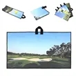 Custom microfiber waffle golf towel with logo | https://www.bestnamebadges.com