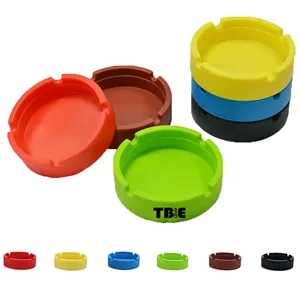 Round Silicone Ashtray