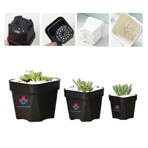 9cm Thickened Plastic Mini Plant Pot