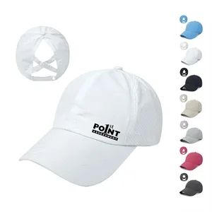 Womens Criss Cross Ponytail Baseball Cap