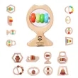 Wooden Baby Rattle Toy | https://www.bestnamebadges.com