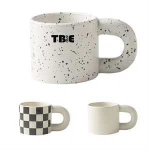 10 Oz Spotted Ceramic Mug