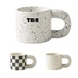 10 Oz Spotted Ceramic Mug | https://www.bestnamebadges.com