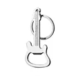 Metal Guitar Shape Key Chain | https://www.bestnamebadges.com