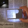 Led Lighted Pocket Magnifier With Sheath | https://www.bestnamebadges.com