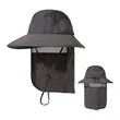 Quick Dry Bucket Hat With Neck Flap | https://www.bestnamebadges.com