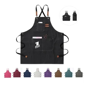 Kitch Style Cotton Canvas Apron