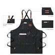 Kitch Style Cotton Canvas Apron | https://www.bestnamebadges.com