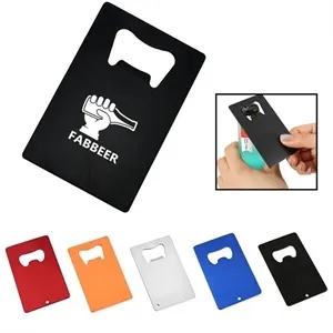 Stainless Steel Credit Card Bottle Opener