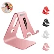 Aluminum Cell Phone Tablet Media Stand | https://www.bestnamebadges.com