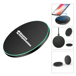 15W Qi Round Mobile Phone Wireless Charger