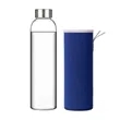 18Oz Glass Water Bottle With Sleeve & Lid | https://www.bestnamebadges.com