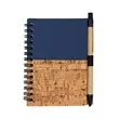 Kraft Wood Grain Spiral Notebook Kit | https://www.bestnamebadges.com