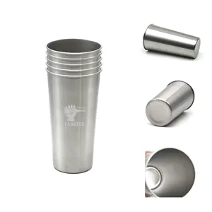 20 Ounce Stainless Steel Pint Cups