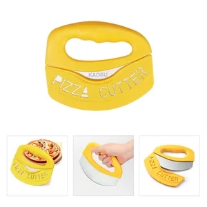 Stainless Steel Pizza Cutter with Protective Sheath