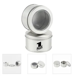 Round Metal Tin Candy Box