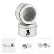 Round Metal Tin Candy Box | https://www.bestnamebadges.com